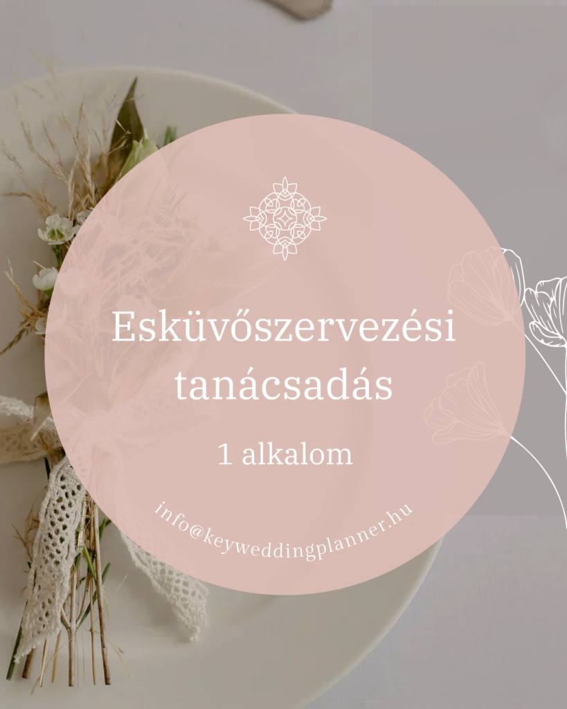 Esküvőszervezési tanácsadás